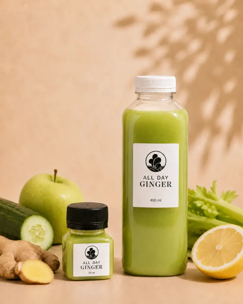 GREEN POWER - Celery and Cucumber Ginger Shot (400ml)